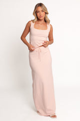 Beatrice Knitted Skirt - Peach