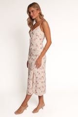 Elysian Maxi Dress - Pink Floral