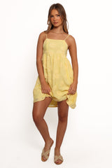 Giana Mini Dress - Yellow