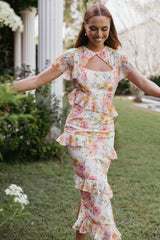 Leila Maxi Dress - Peony