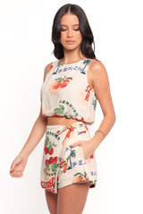 Maggie Wrap Skort Set - Tutti Frutti