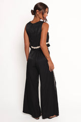 Margarete Pant Set - Black Cream