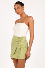 Mirha Mini Skirt - Meadow Green