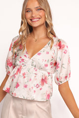 Tove Top - Cameo Floral