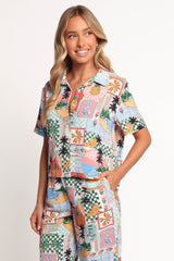 Valeria Shirt - Off White Multi