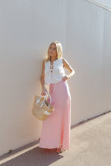 Stevie Maxi Skirt - Pink