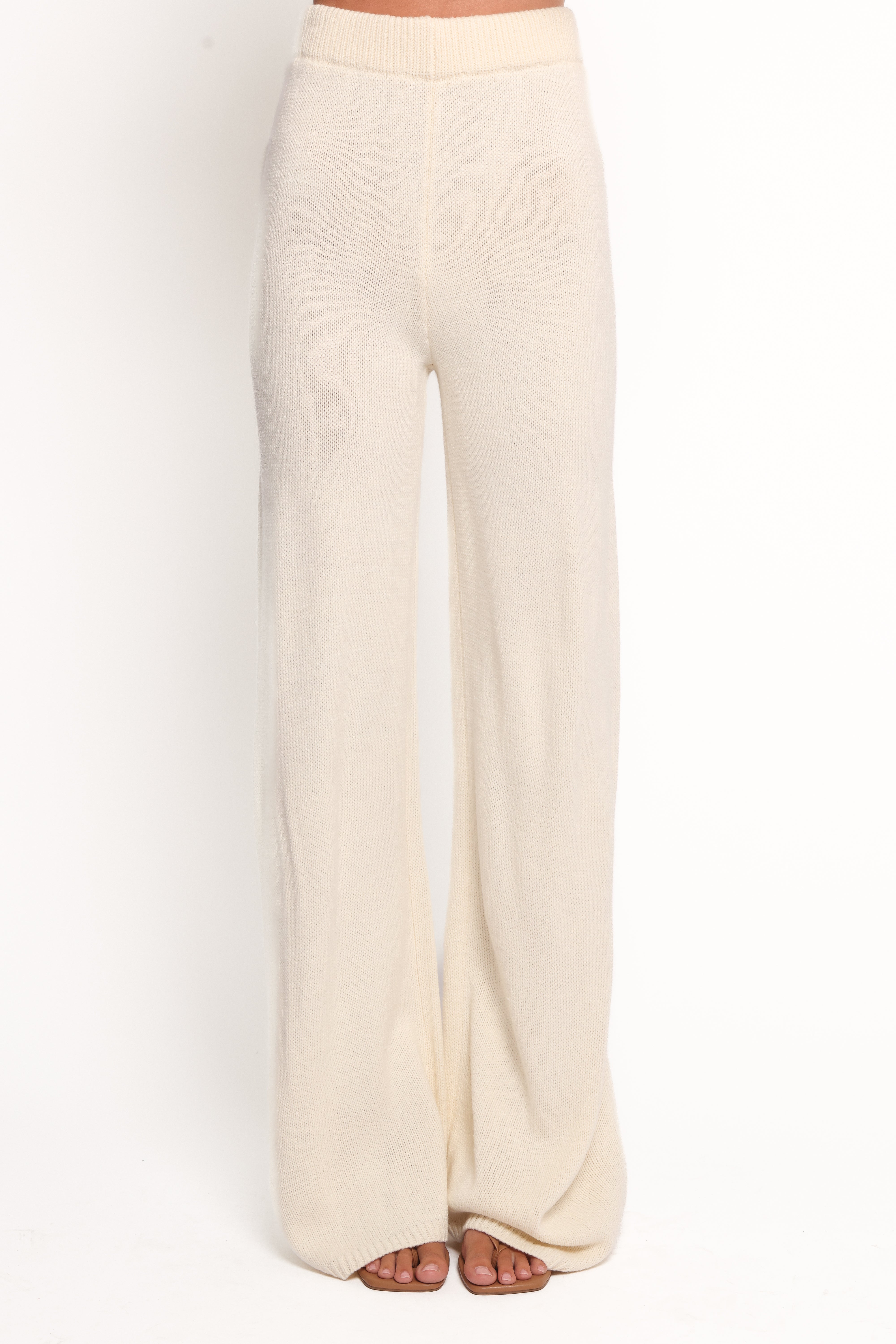 Remii Knit Pant Set - Ivory