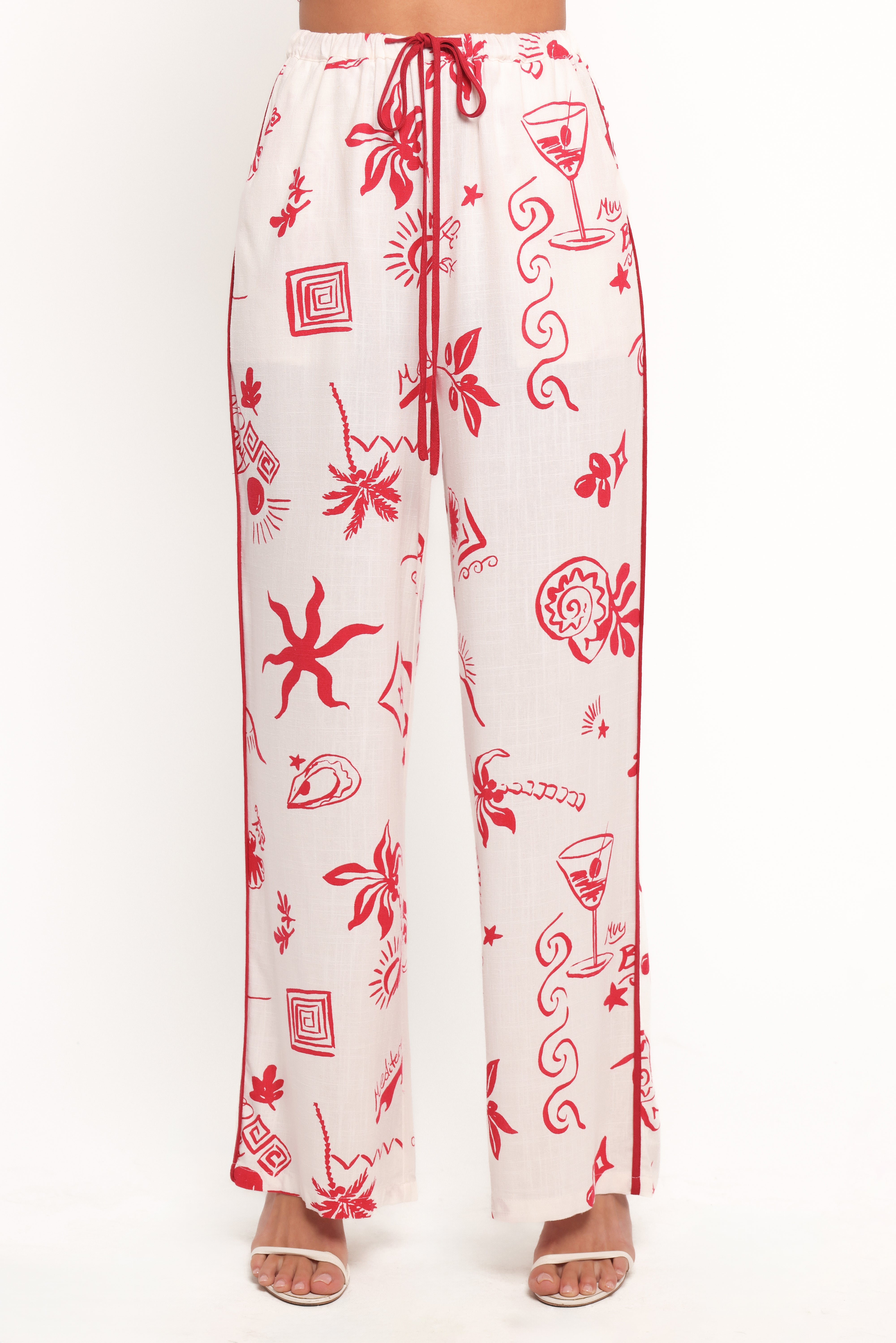 Malta Pant - Red