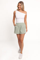 Ausha Racer Shorts - Sage