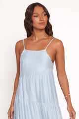 Bennie Midi Dress - Pale Blue