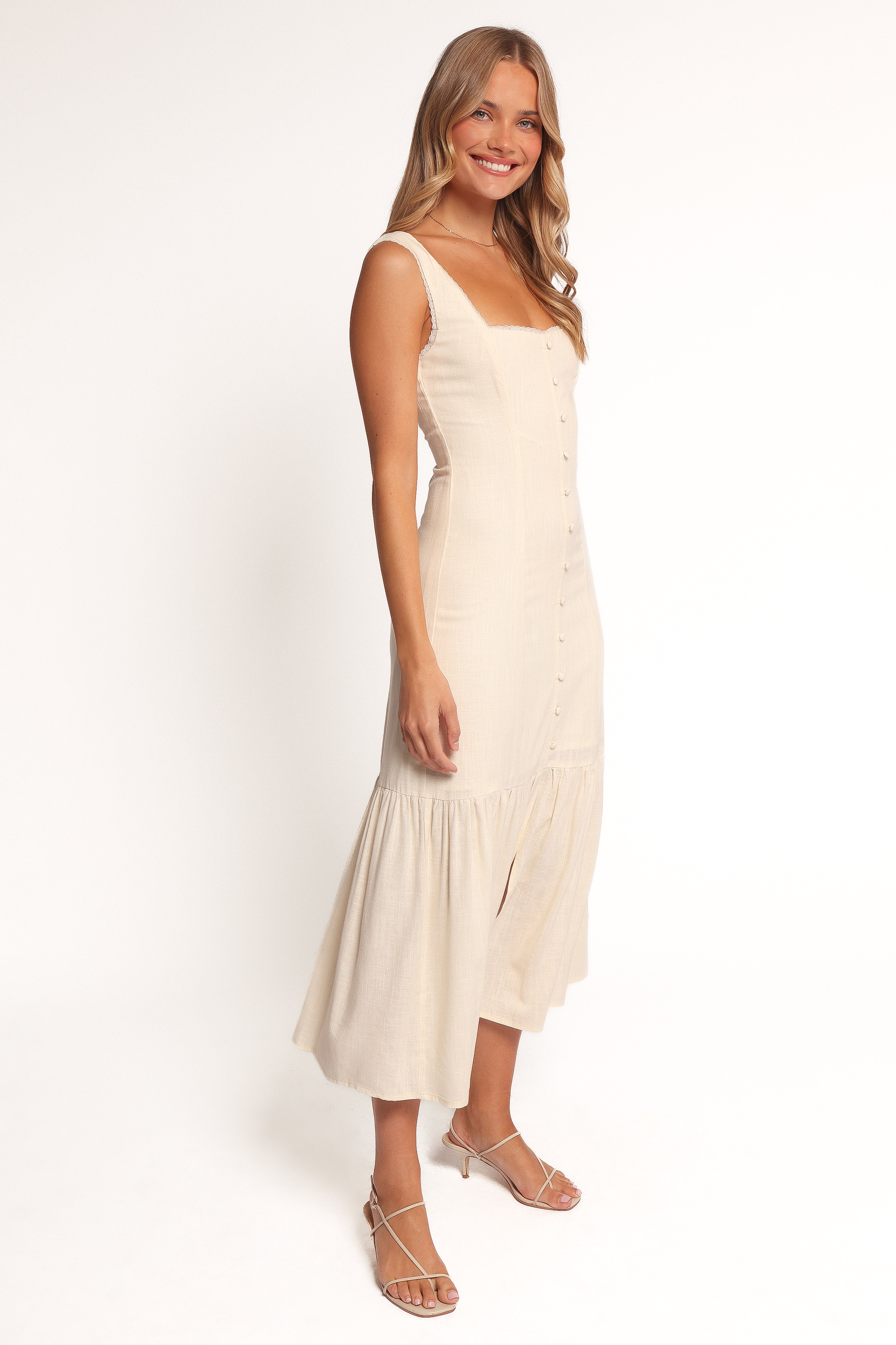 Brisa Maxi Dress - Cream