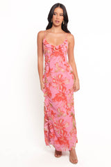Charli Maxi Dress - Tropical Floral