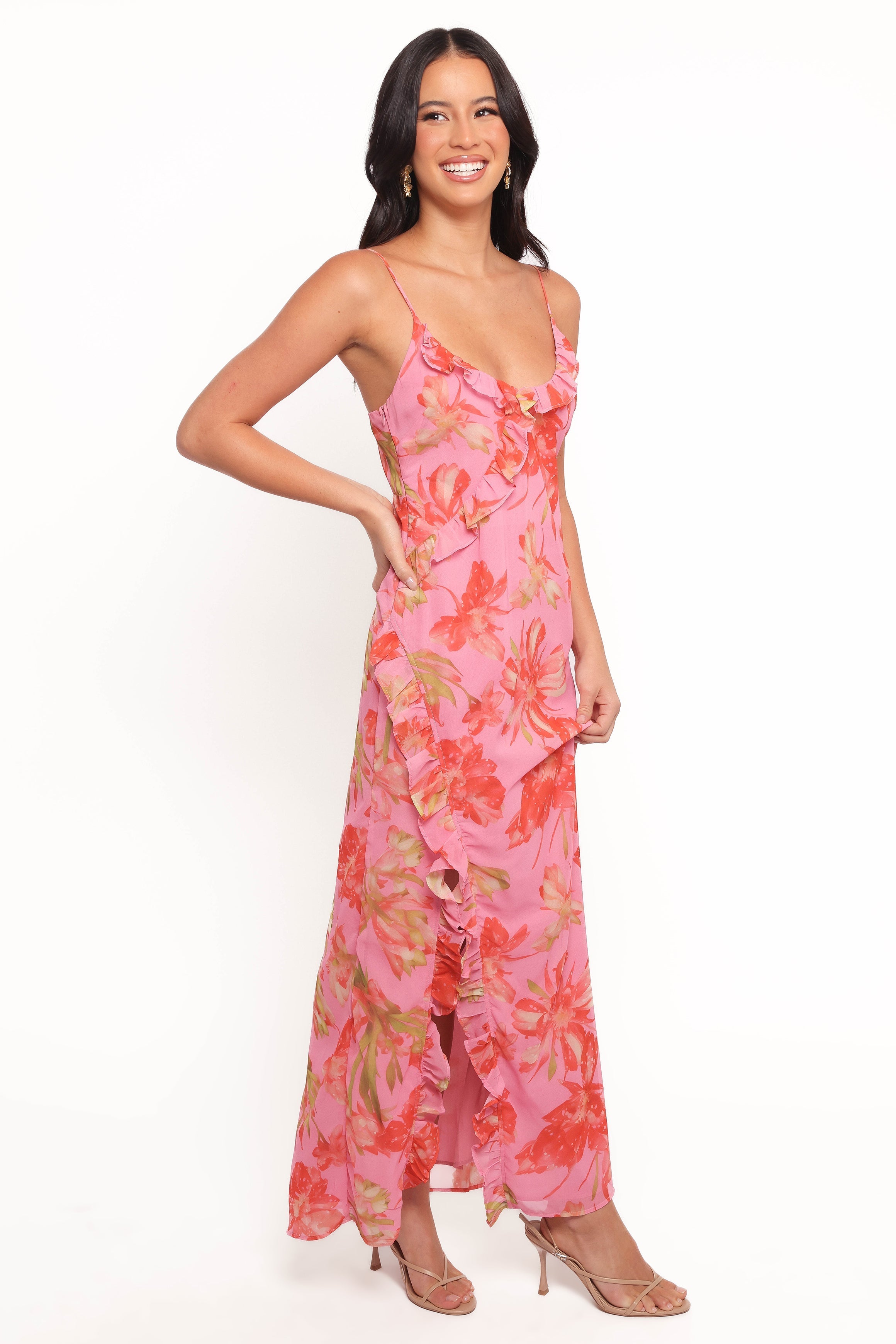 Charli Maxi Dress - Tropical Floral