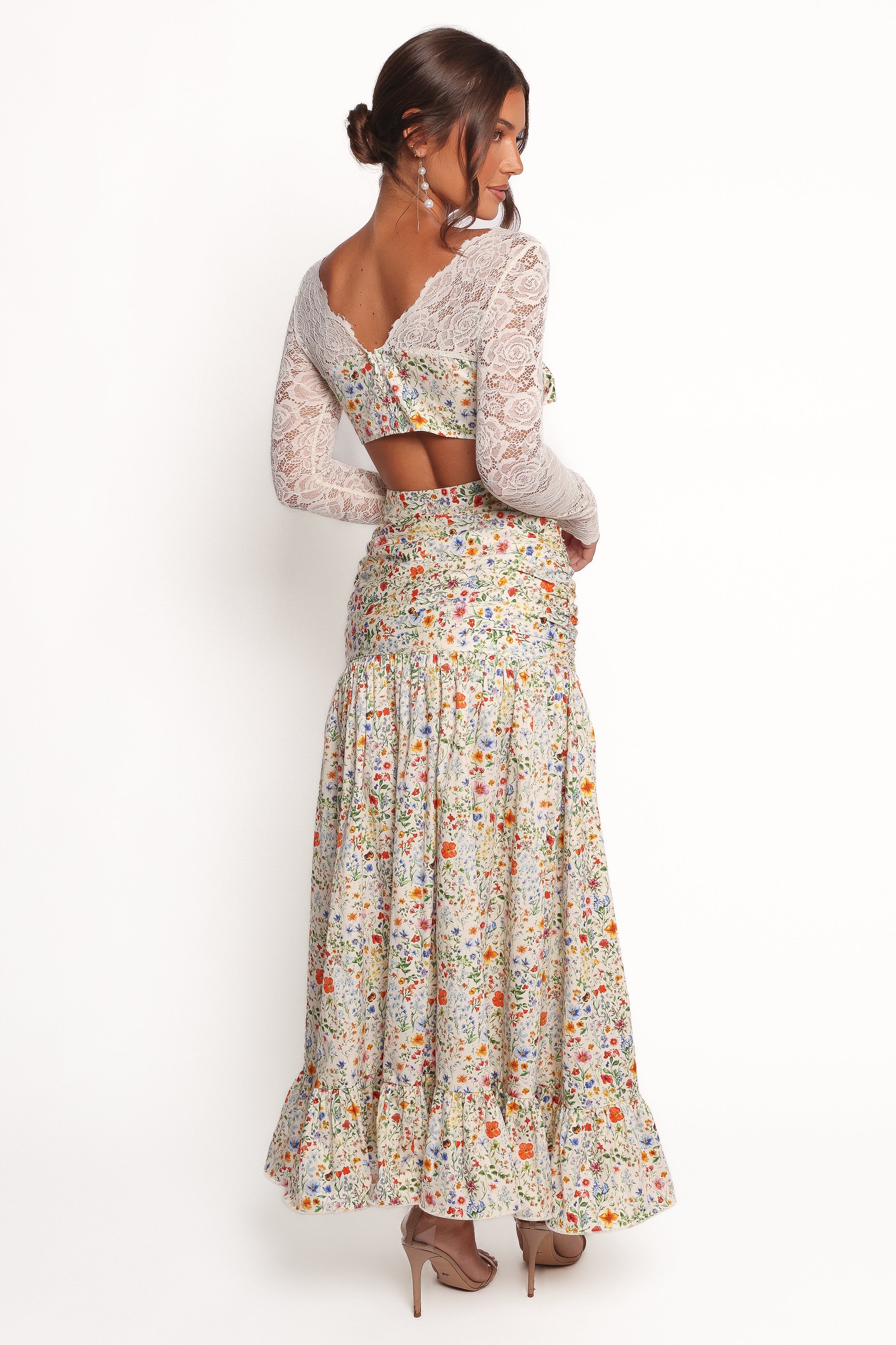 Dara Maxi Skirt - Garden Floral