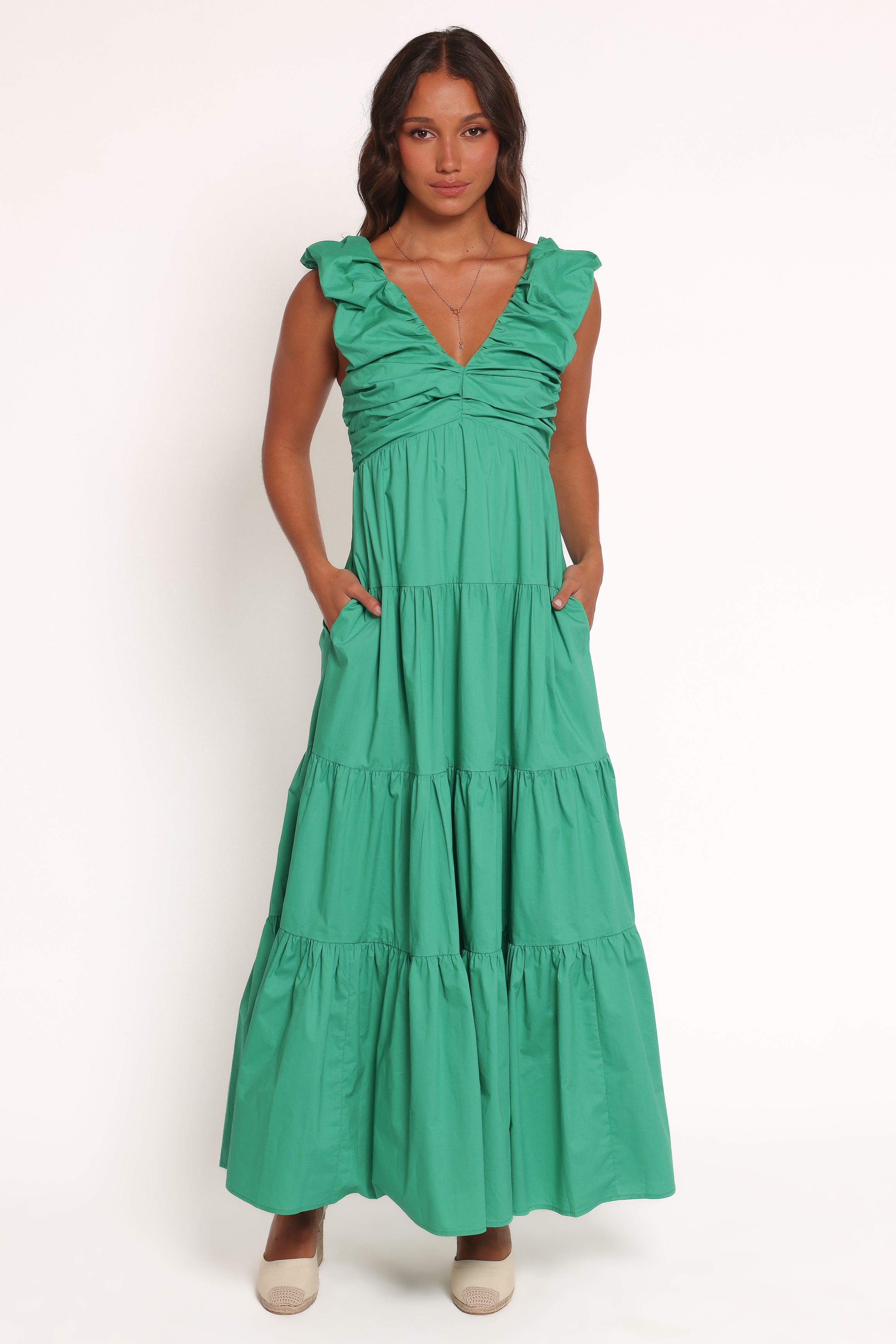 Elina Maxi Dress - Green