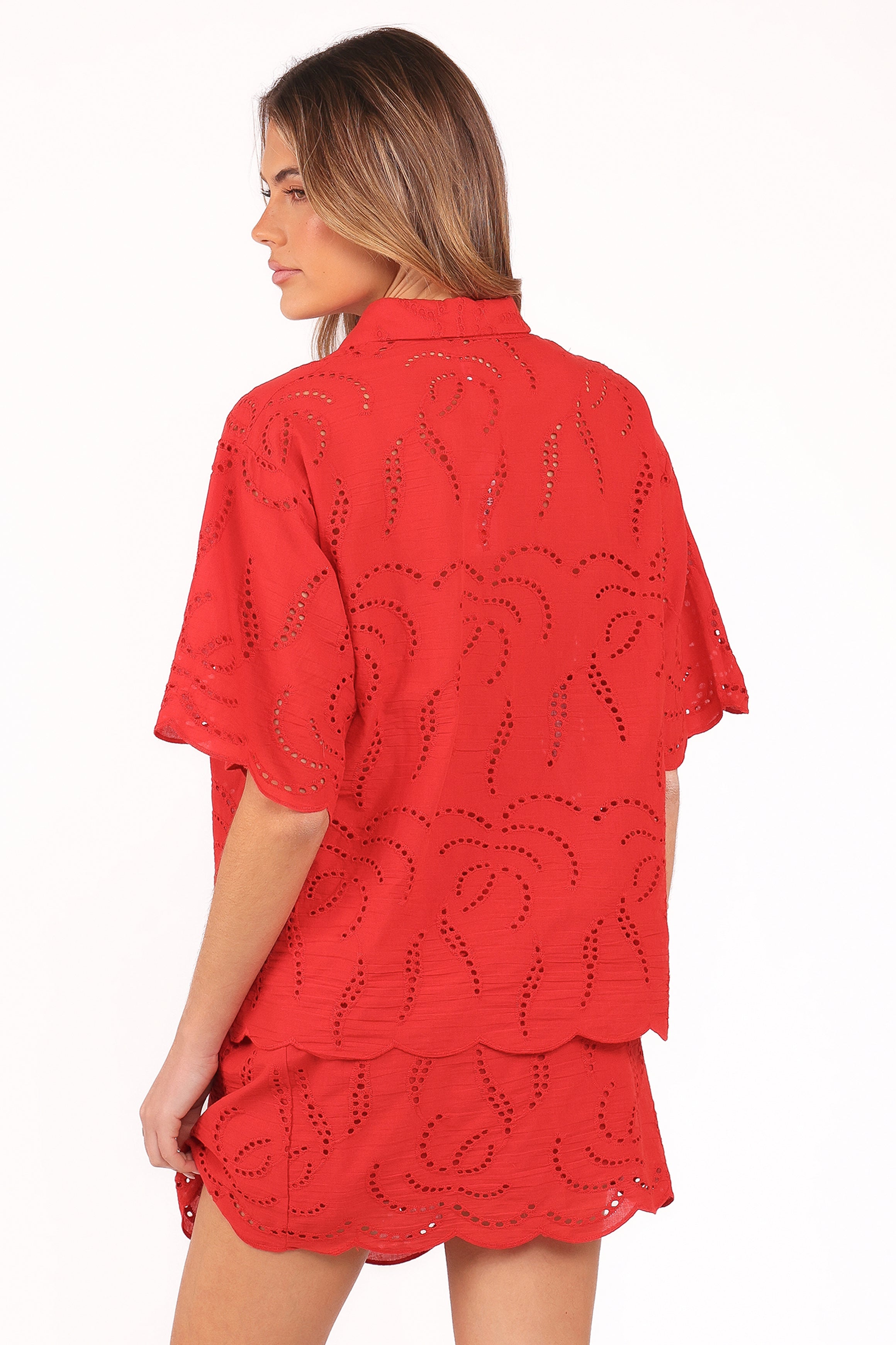 Gallie Skirt Set - Red