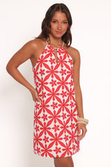 Kaelia Mini Dress - Red