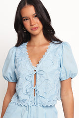 Leina Short Set - Light Blue