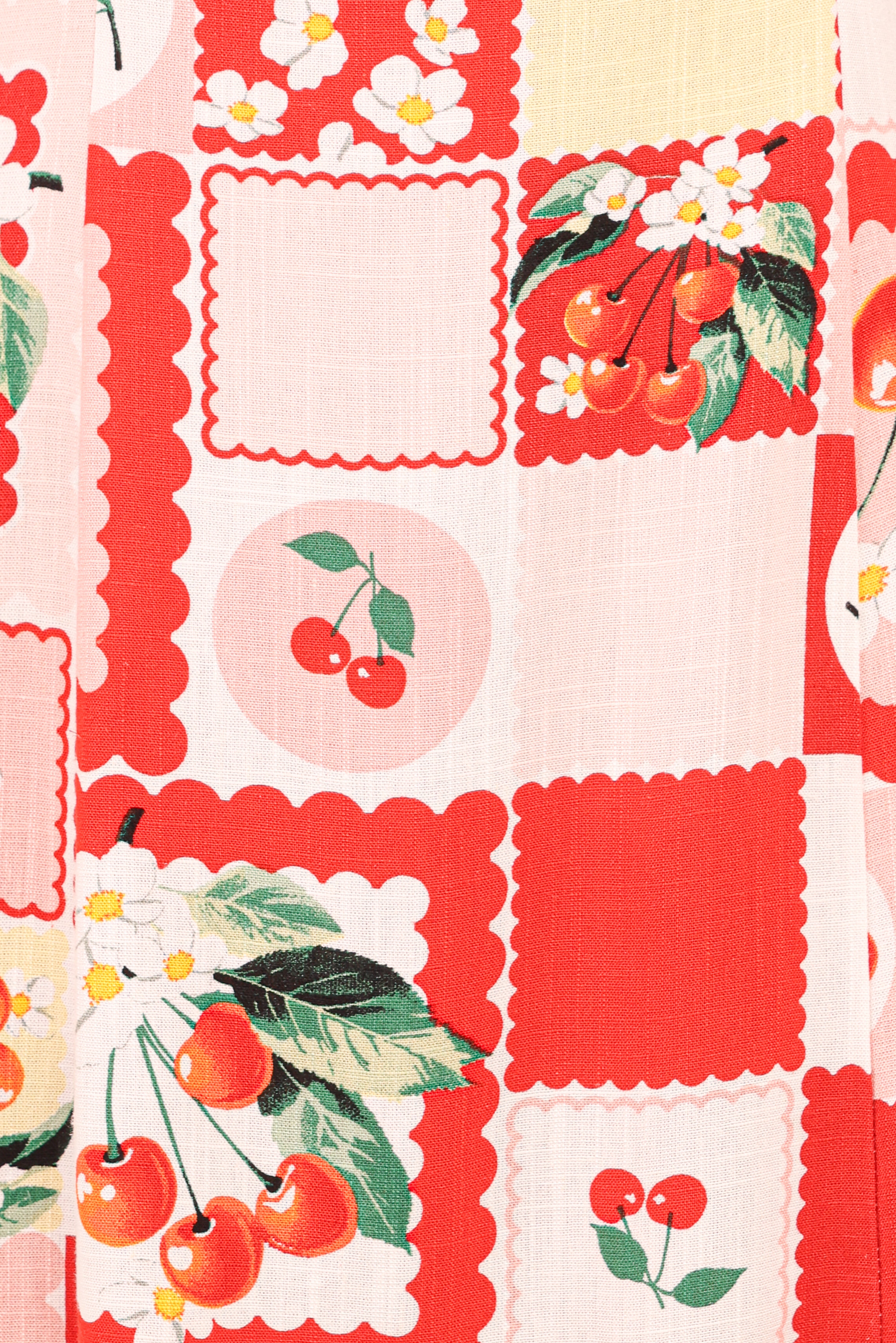 Keely Mini Skirt - Cherry