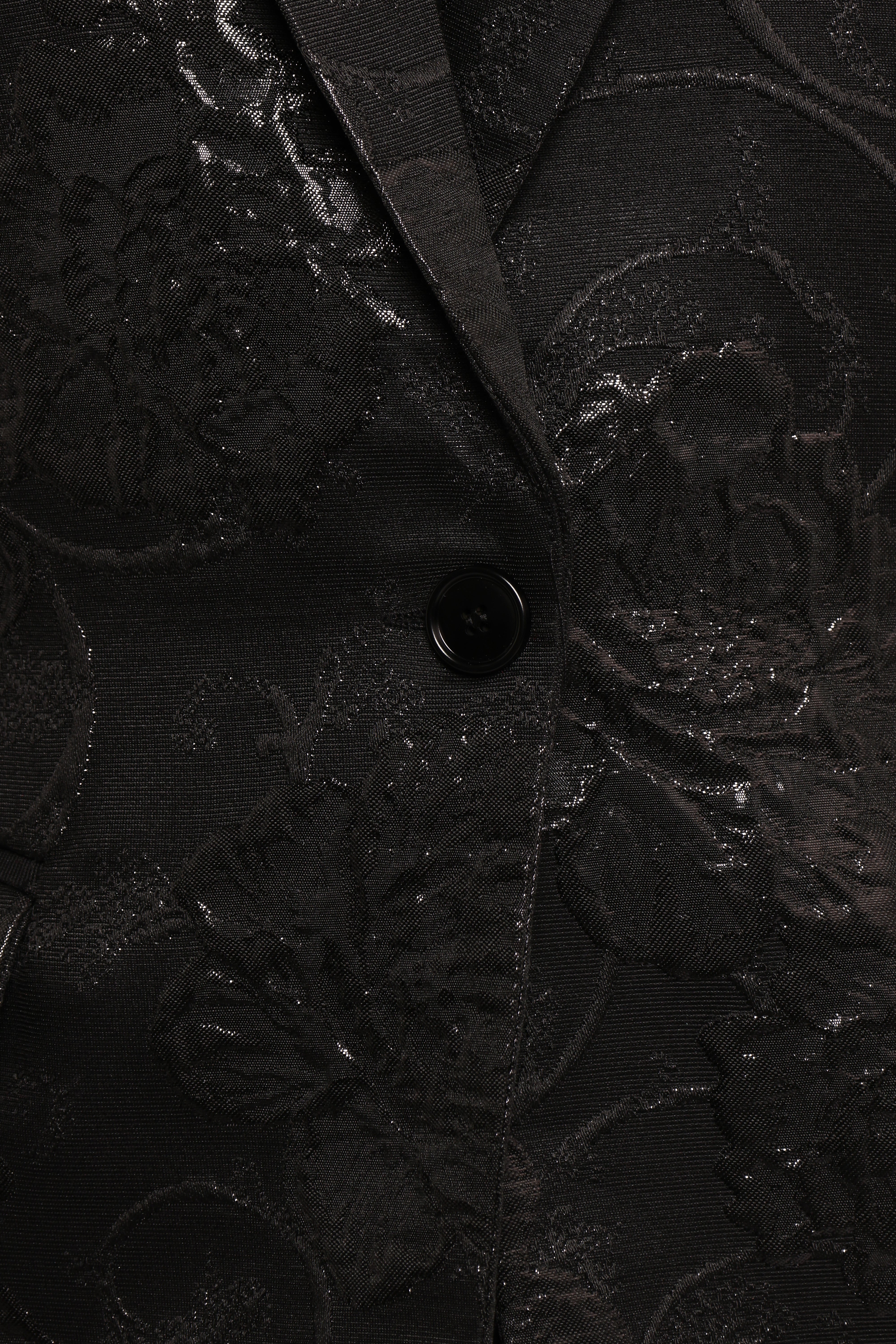 Mossie Jacquard Blazer - Black