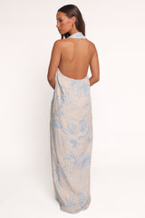 Naida Maxi Dress - Blue Soleil