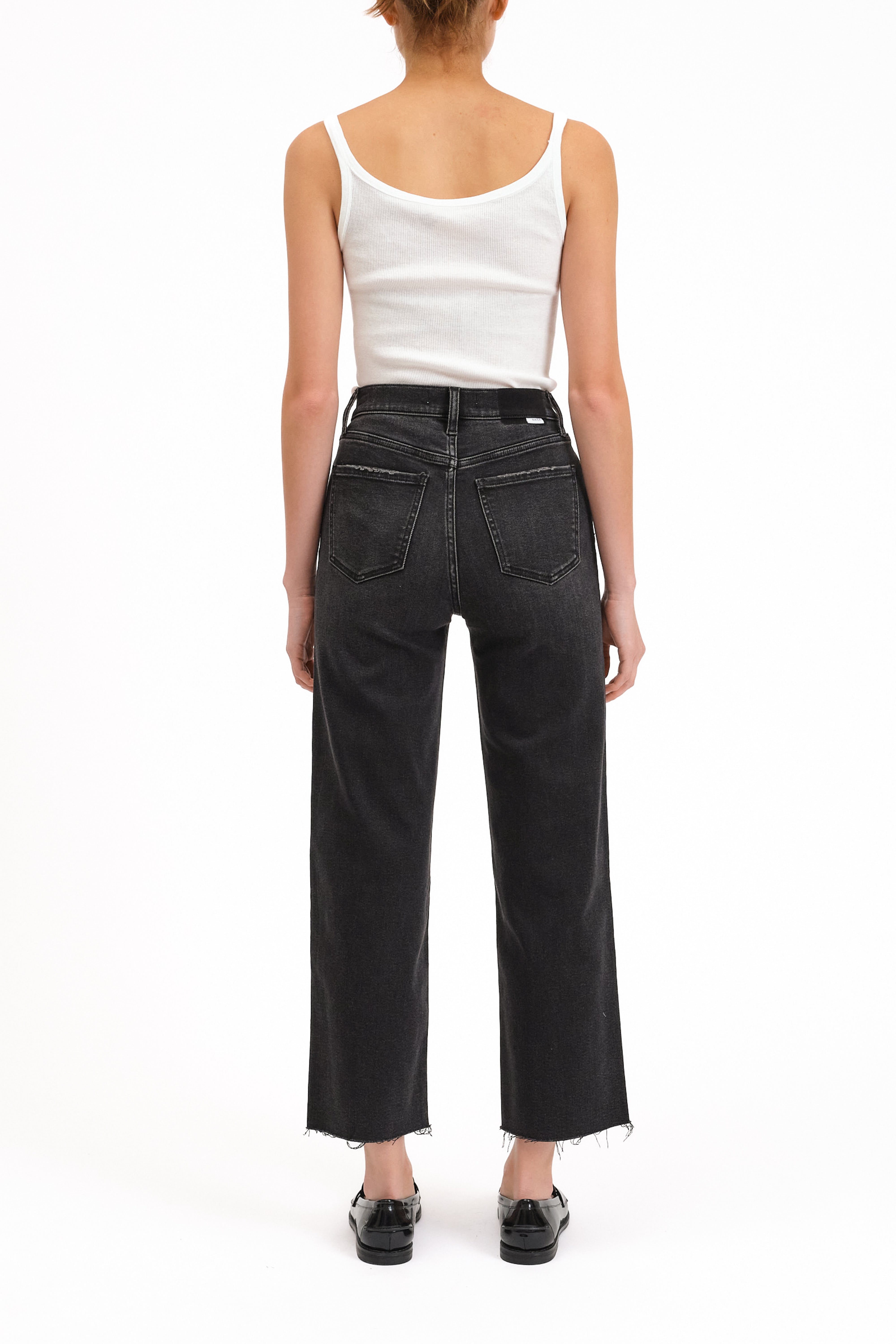 Pleaser Wide Leg Crop Jean - Twilight
