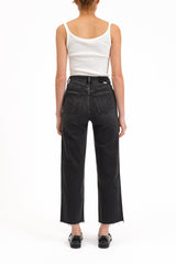 Pleaser Wide Leg Crop Jean - Twilight