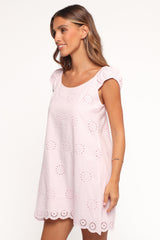 Pammy Mini Dress - Pale Pink