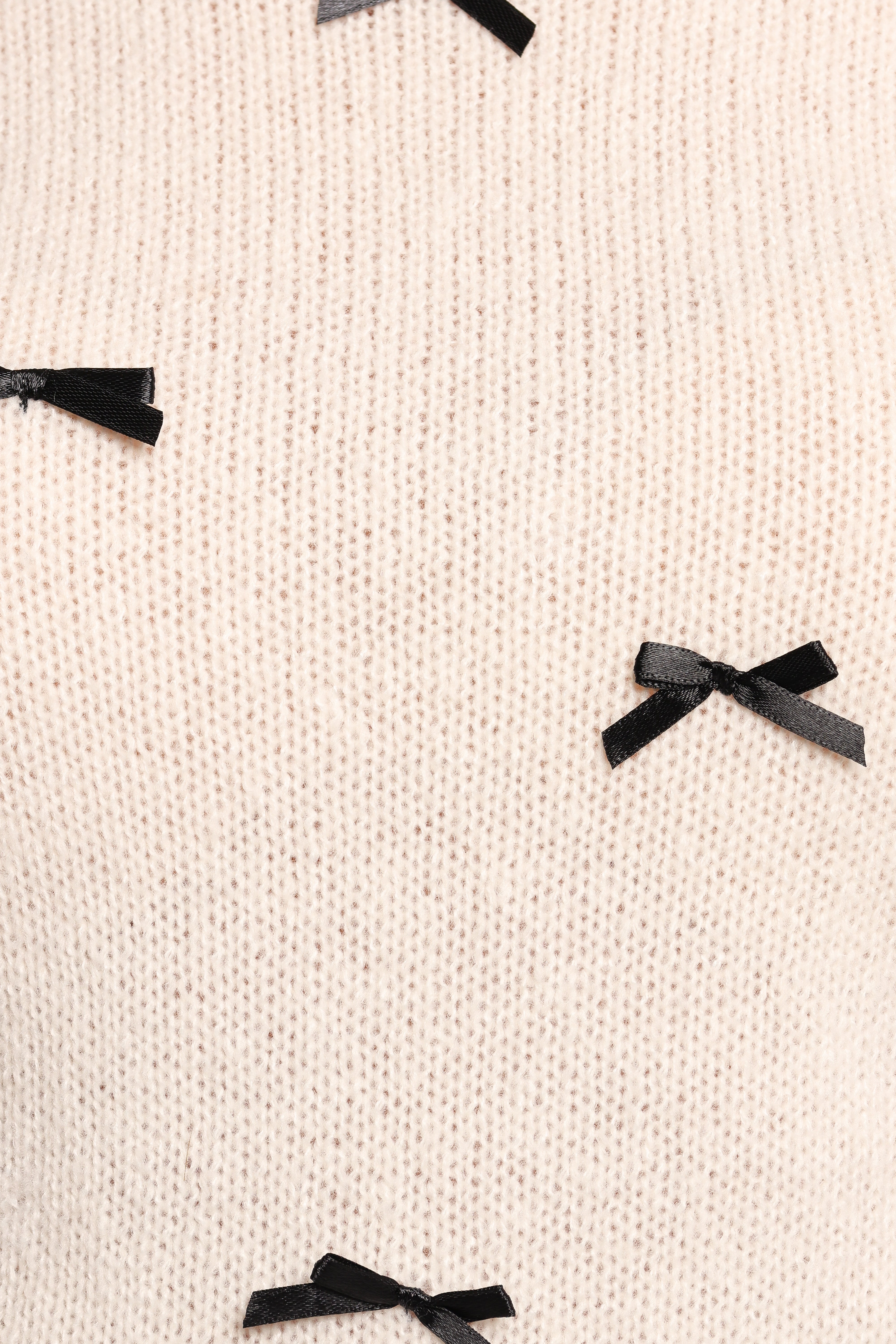 Rachel Knit Top - Cream Black