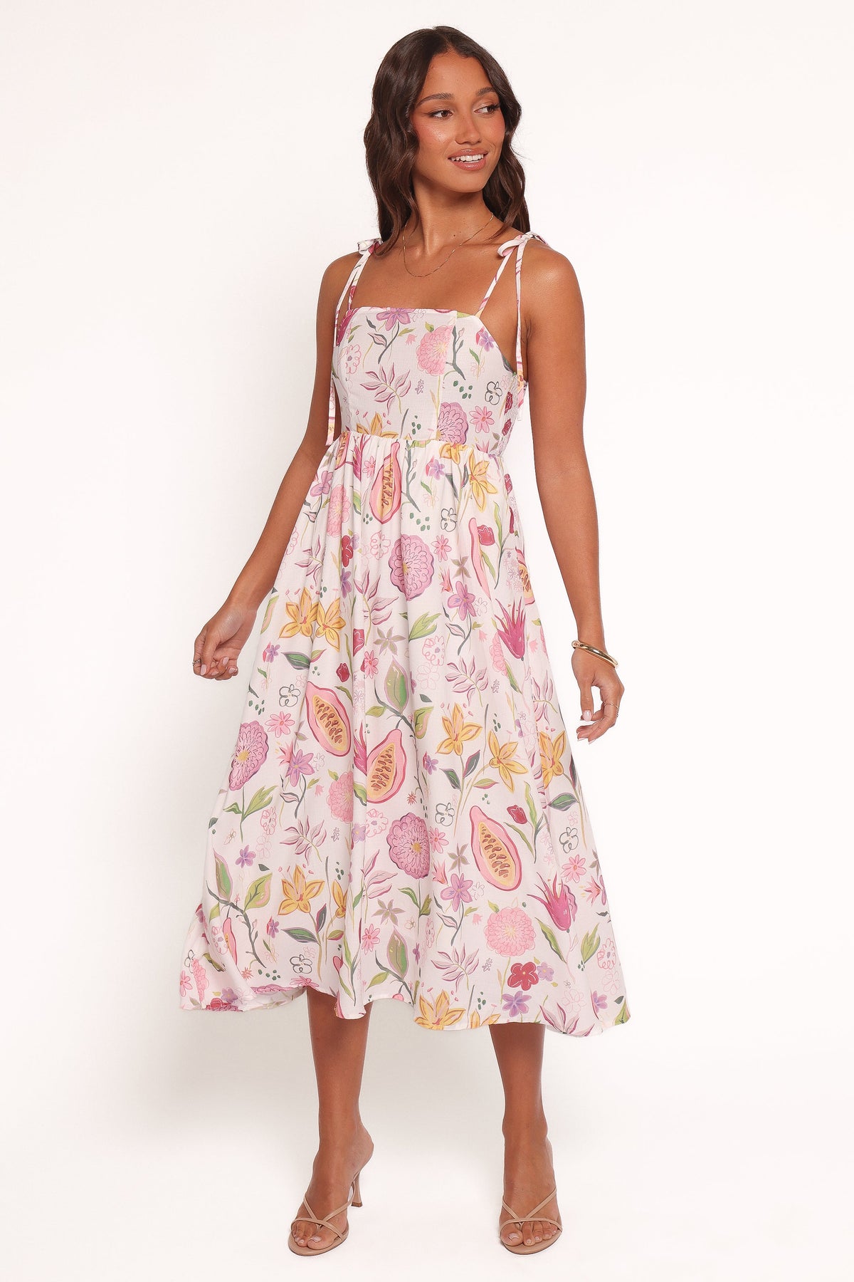 Stazie Midi Dress - Garden Floral
