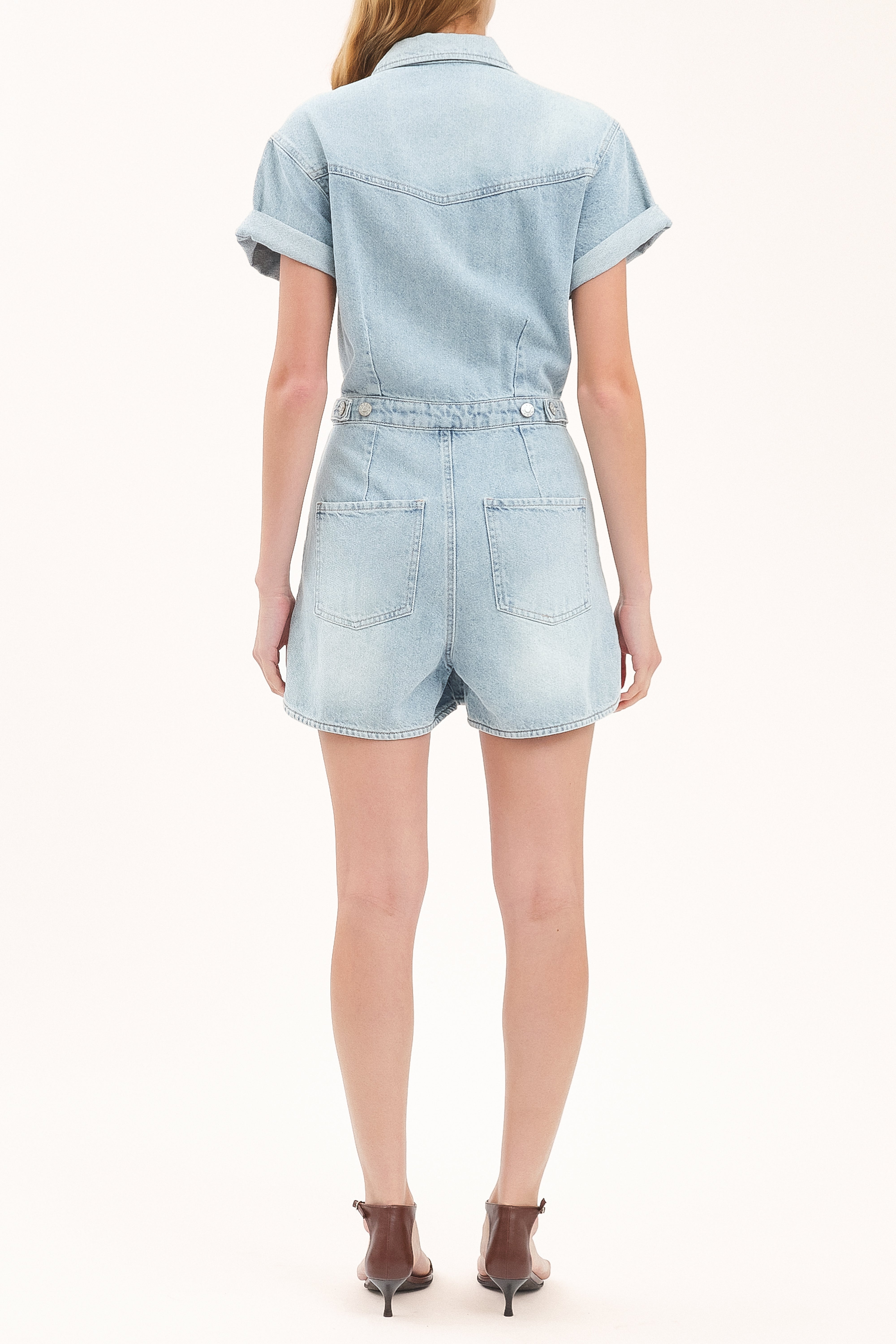Topanga Romper - Dolphin