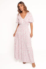 Thomas Maxi Dress - Pink Ditsy Floral