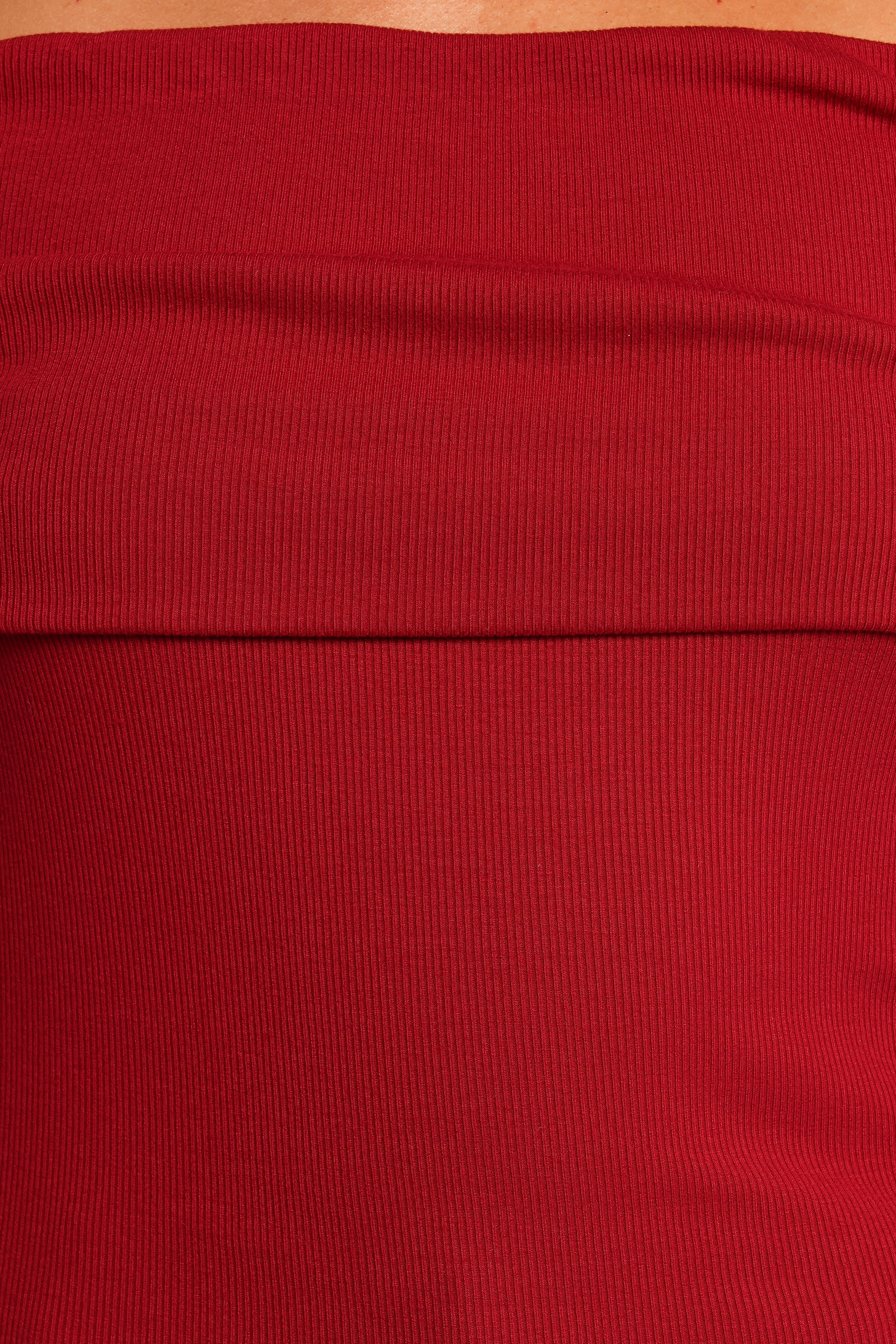 Thomsie Off Shoulder Knit Top - Berry