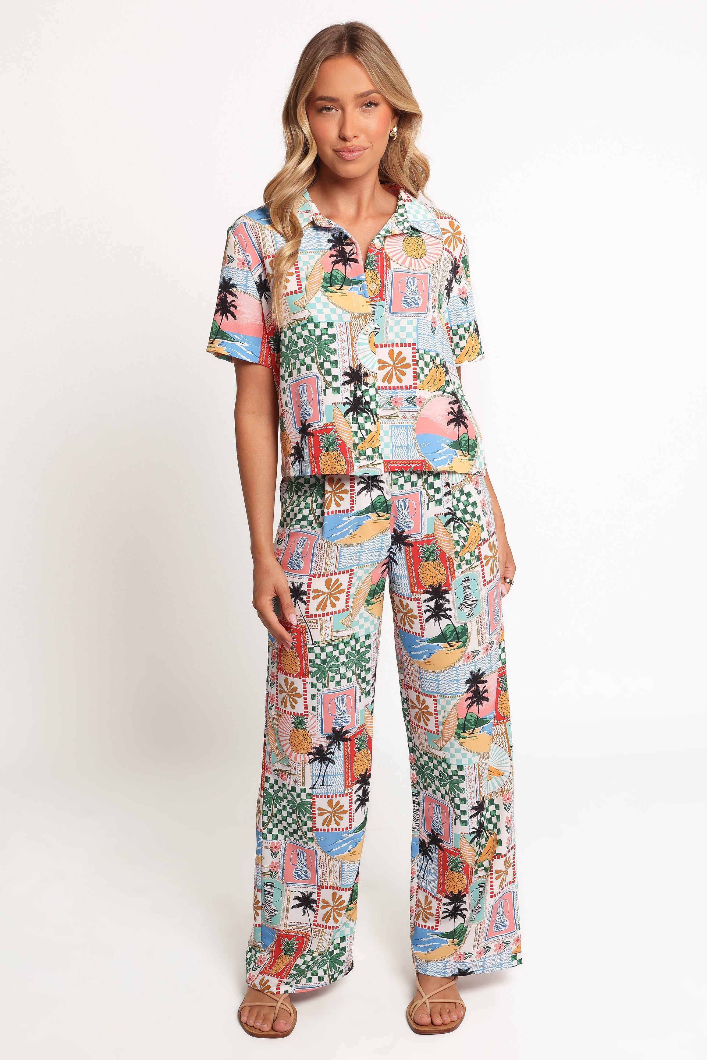 Valeria Pants - Off White Multi