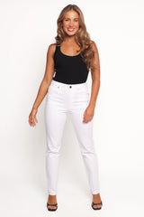 Willa High Rise Straight Leg Jeans - Halo