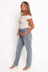 Willa High Rise Straight Leg Jeans - Rogue