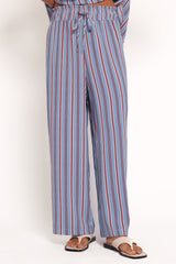 Zemira Pants - Blue Stripe