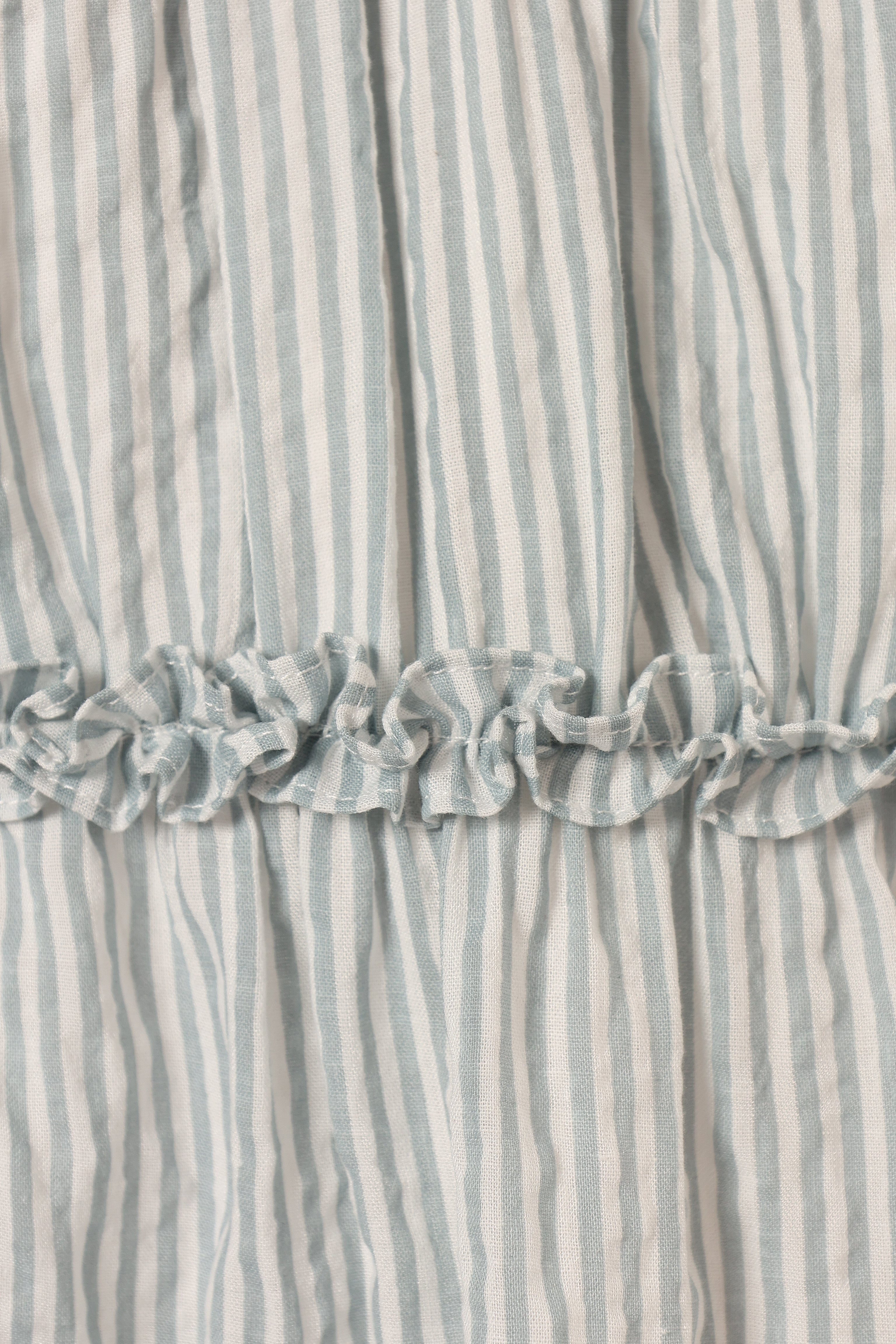 Kali Mini Dress - White Blue