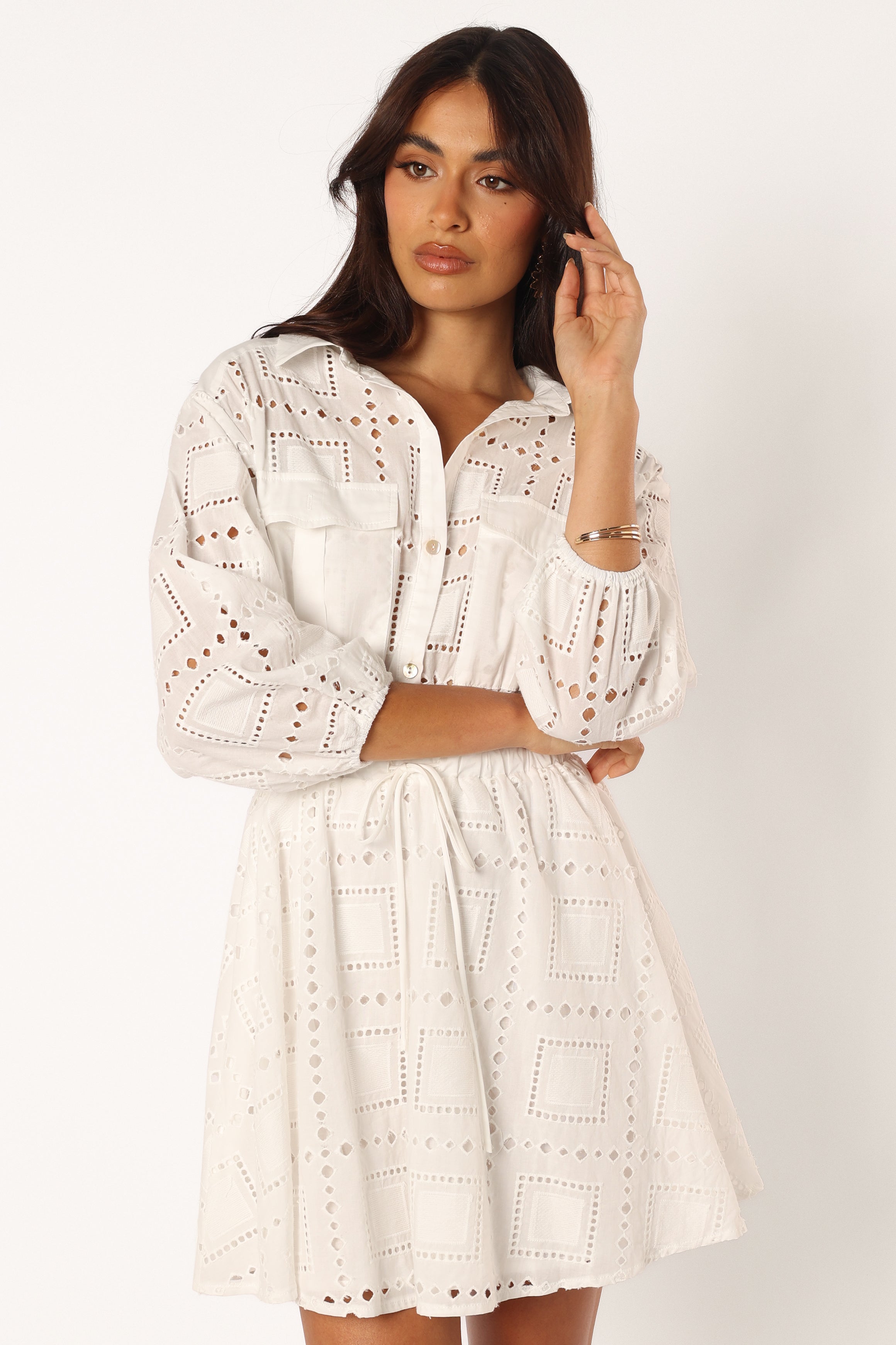 Renn Mini Dress - White