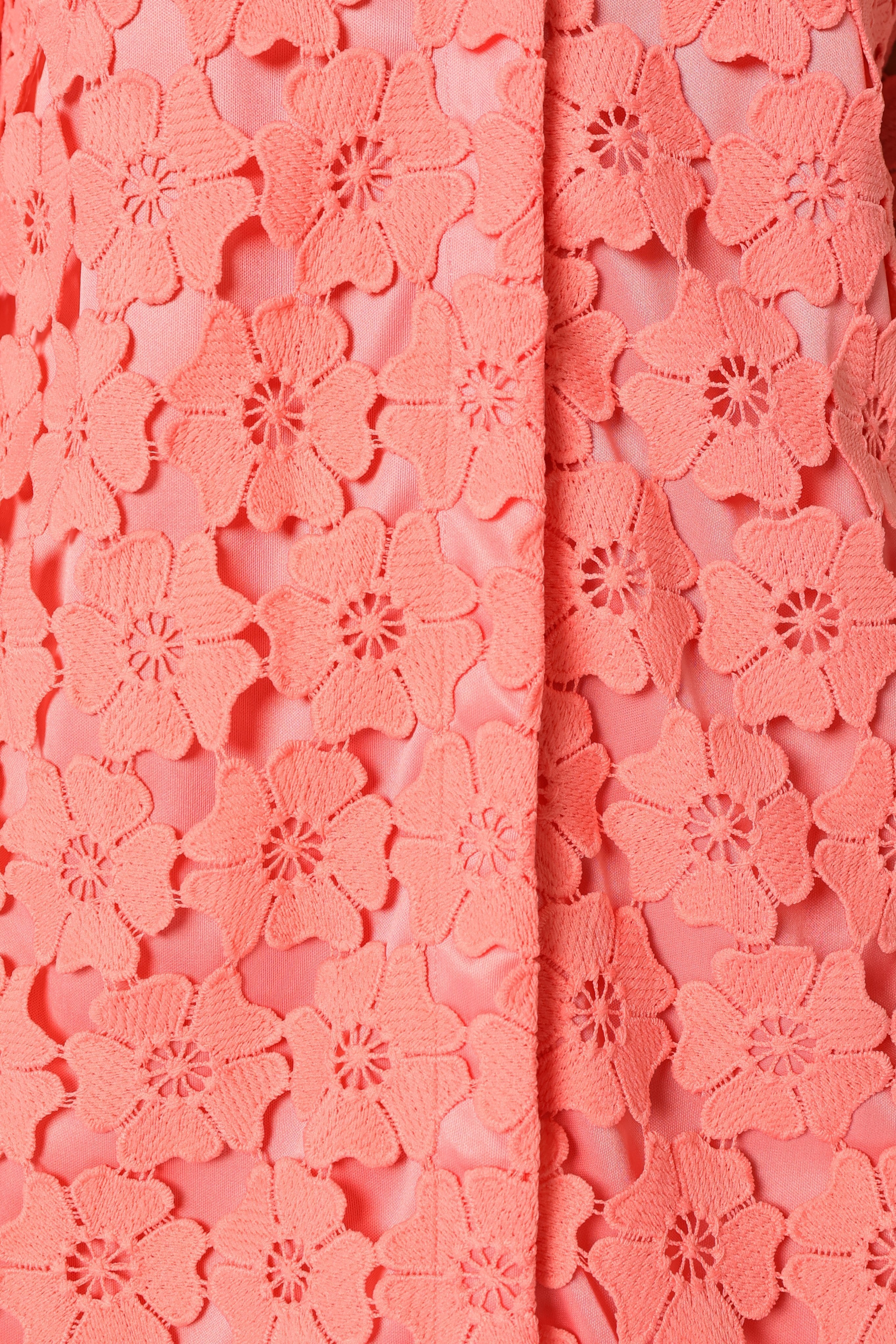 Tallie Button Up Mini Dress - Watermelon