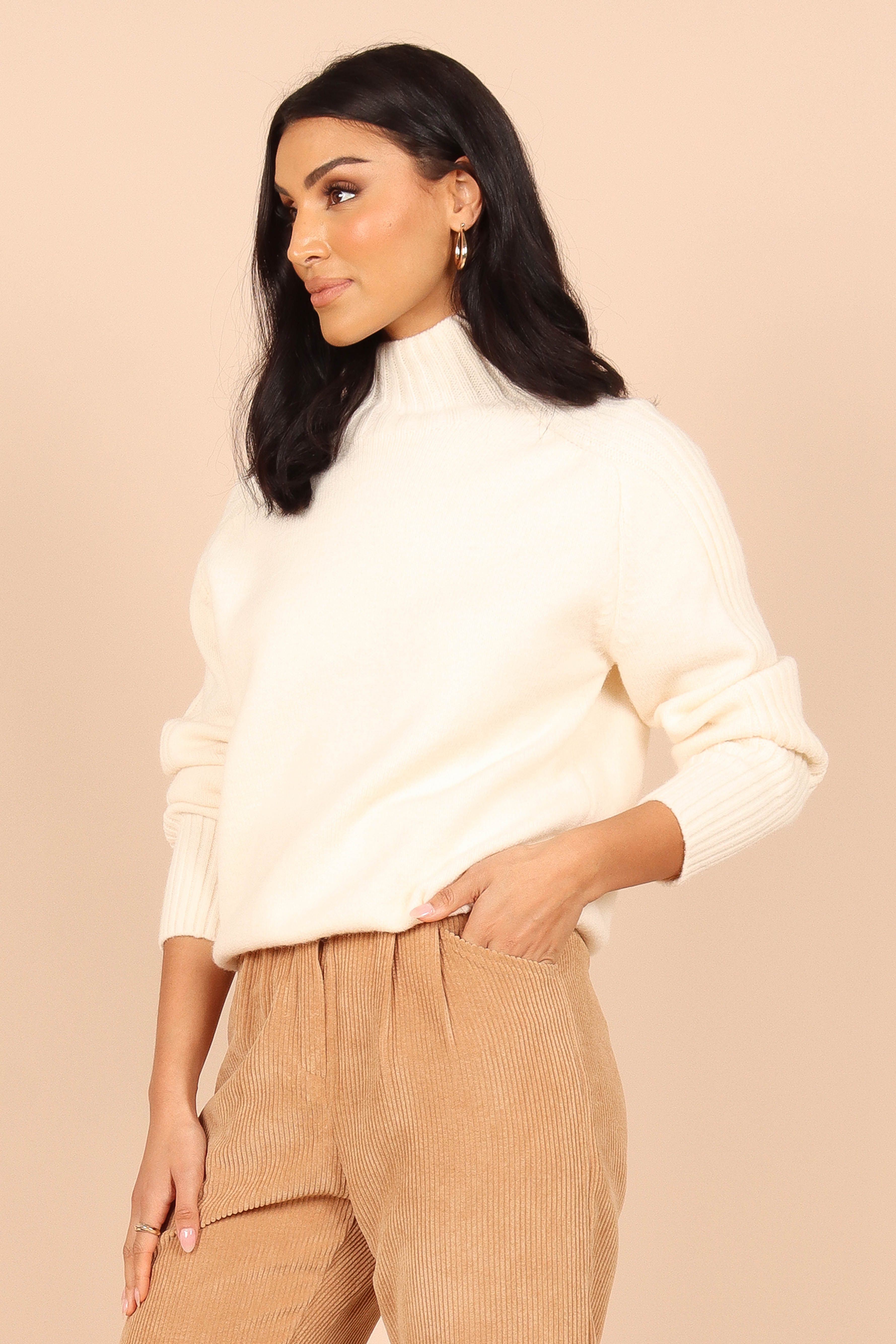 Cersi Knit Sweater - Cream