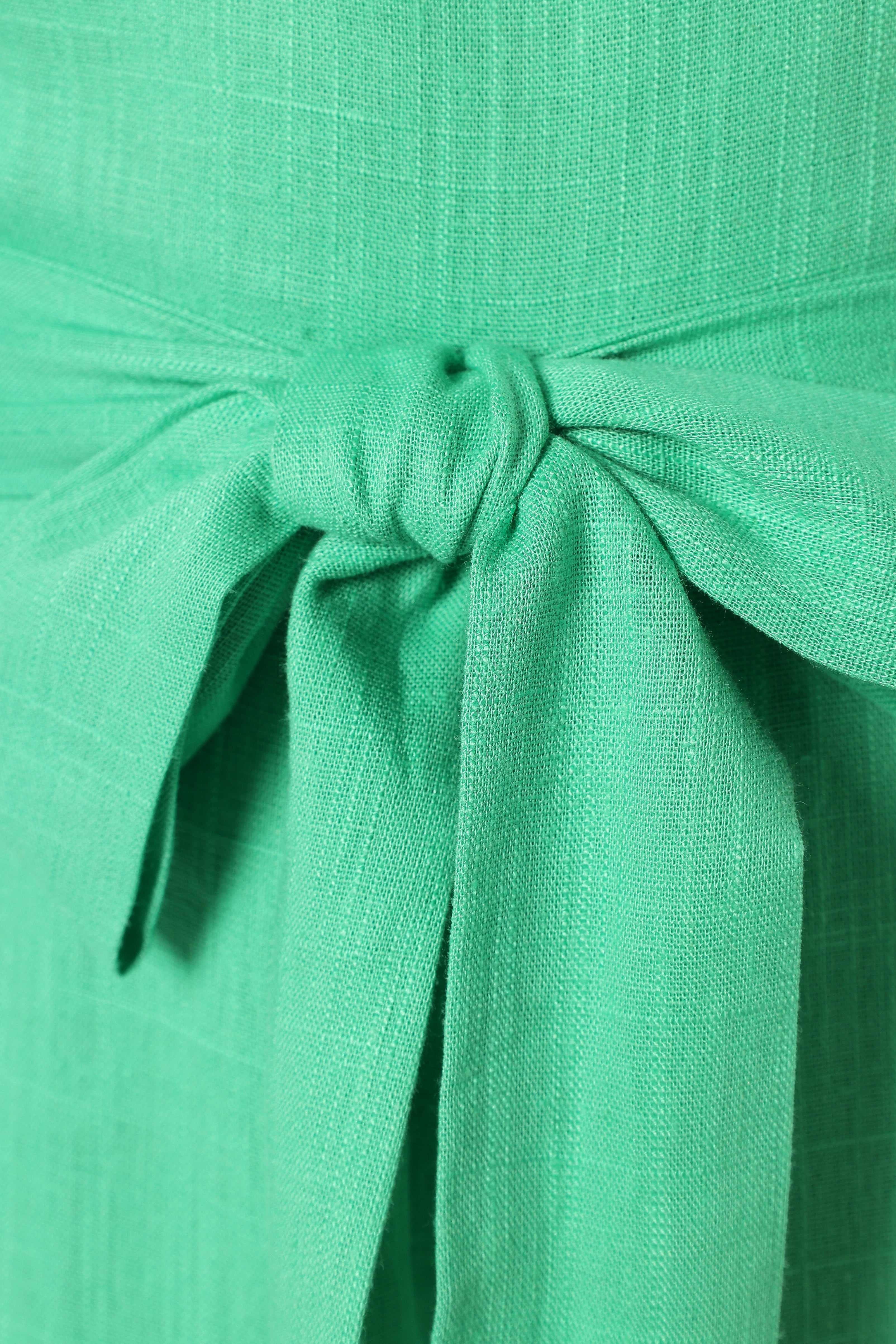 Krisa One Shoulder Romper - Green