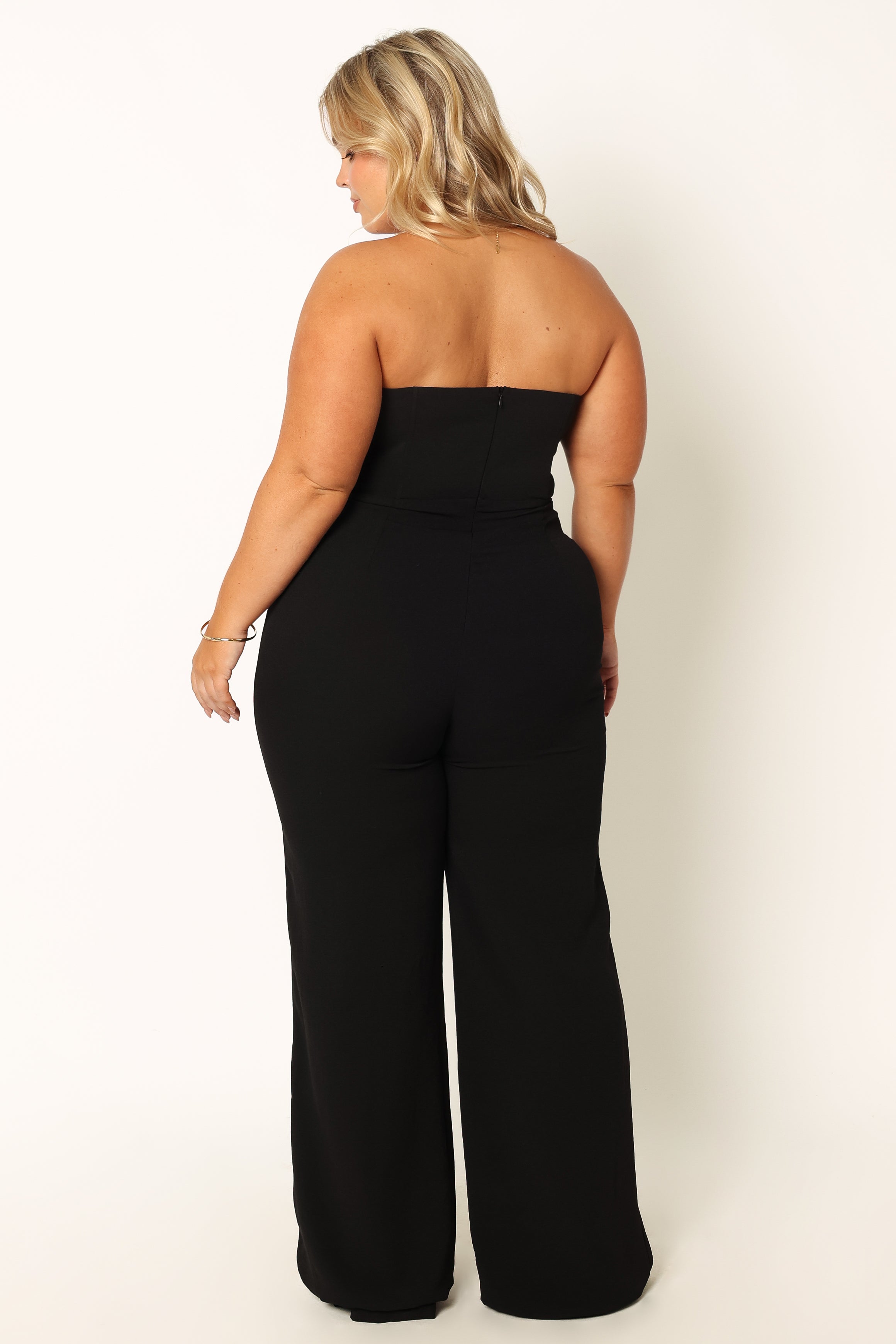 Nyla Sweetheart Jumpsuit - Black