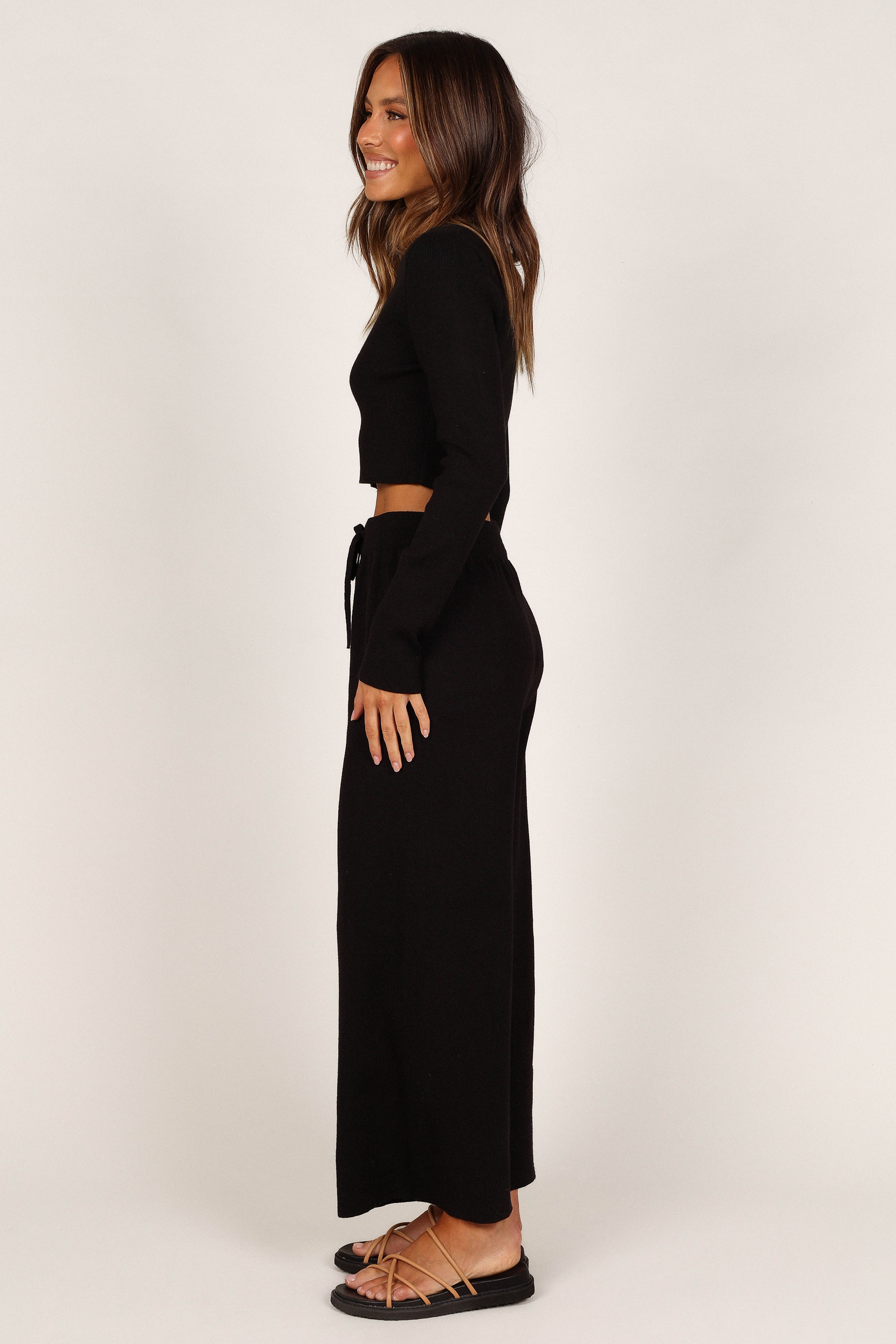 Ayers Long Sleeve Set - Black