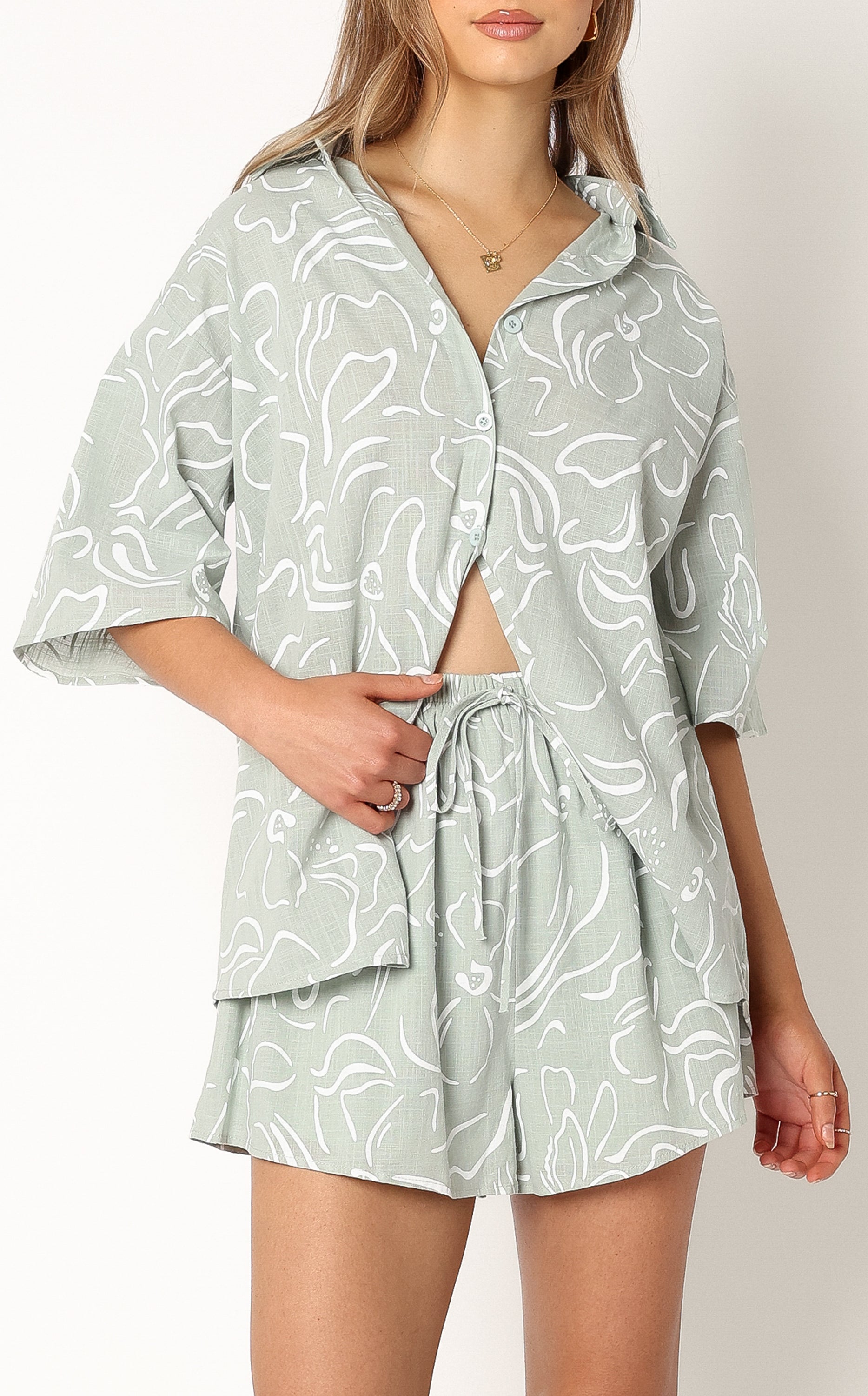 Fiorelli Short Set - Sage